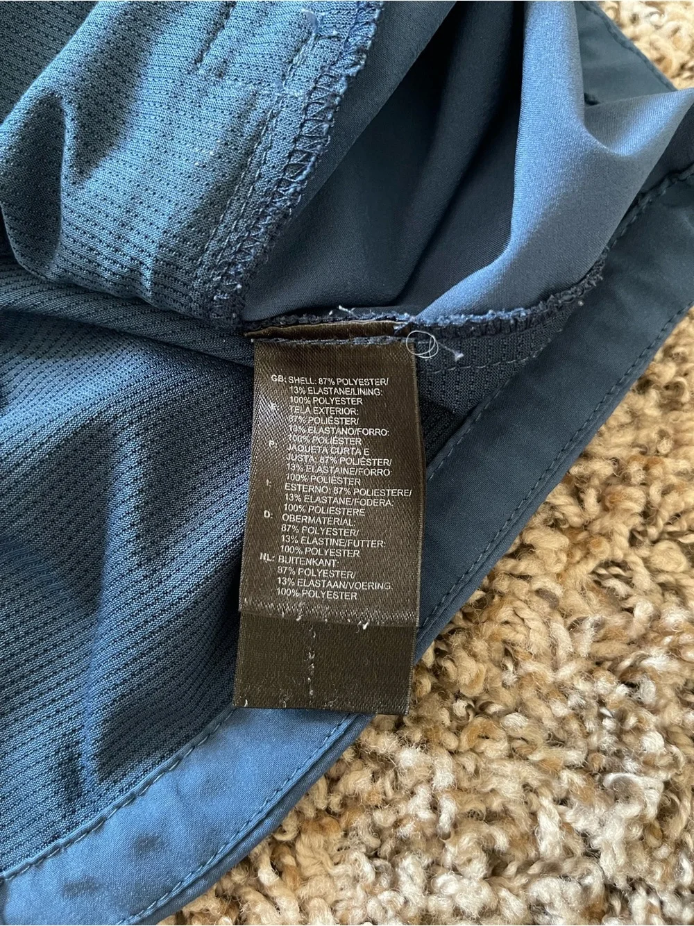 The North Face Flight Series Blue Full Zip Removable Sleeves Jacket‎ Vest Men XL